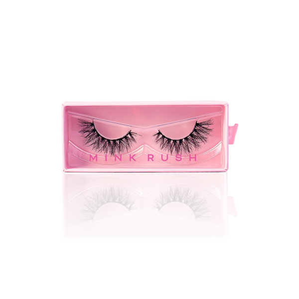 Divine 3D lashes in Mink Rush signature pink packaging. 